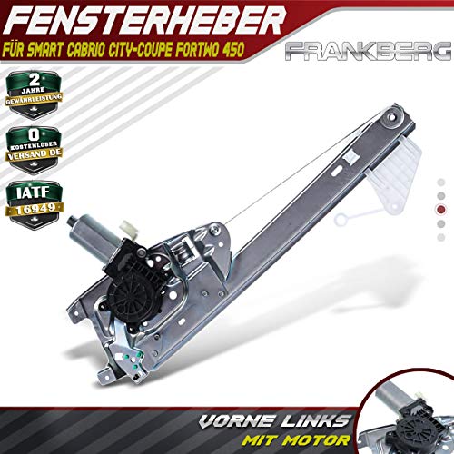 Frankberg Fensterheber Elektrisch Mit Motor Vorne Links für Fortwo City Cabrio 450 1998-2007 C0002691V001