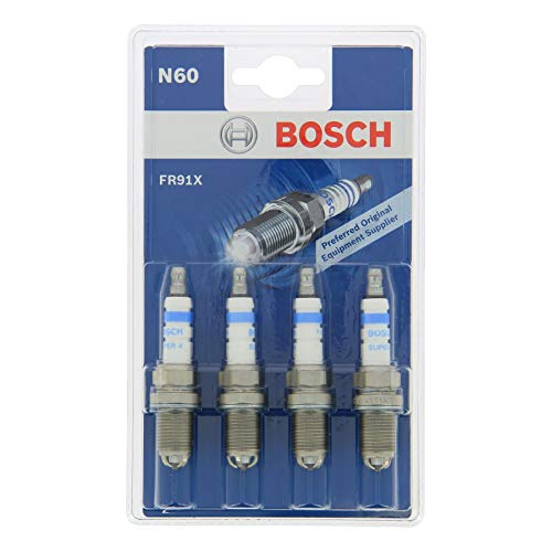 Bosch 0242222804 Zündkerze Super 4 FR91X KSN 520/N60, 4er Set