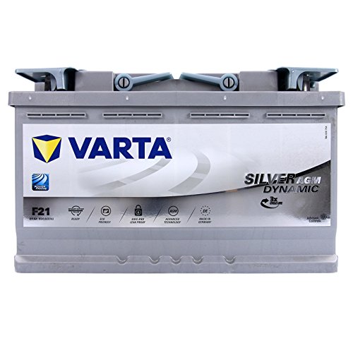 Varta 580901080D852 Silver Dynamic AGM Autobatterien, 12 V, 80 Ah, 800 A (EN)